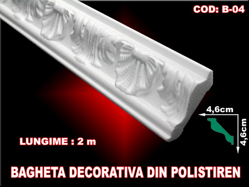 Bagheta din polistiren B-04